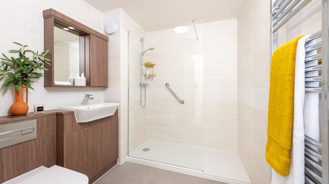 Shower room at Colebrooke Lodge